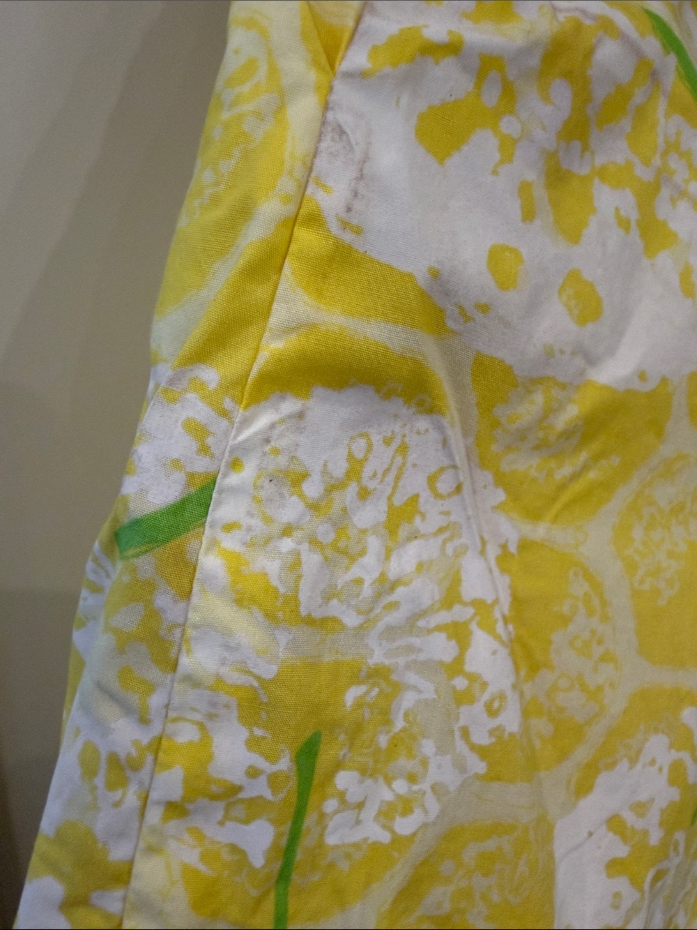 Lilly Pulitzer Yellow & Lime Floral Mini Skirt Size 4 - Picture 5 of 8